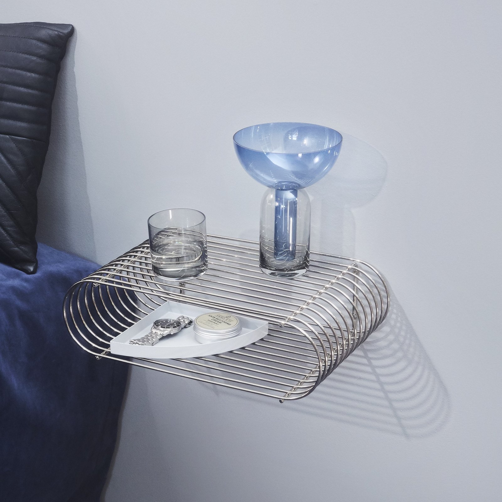 Torus Vase Ø25 Schwarz/Navy - AYTM