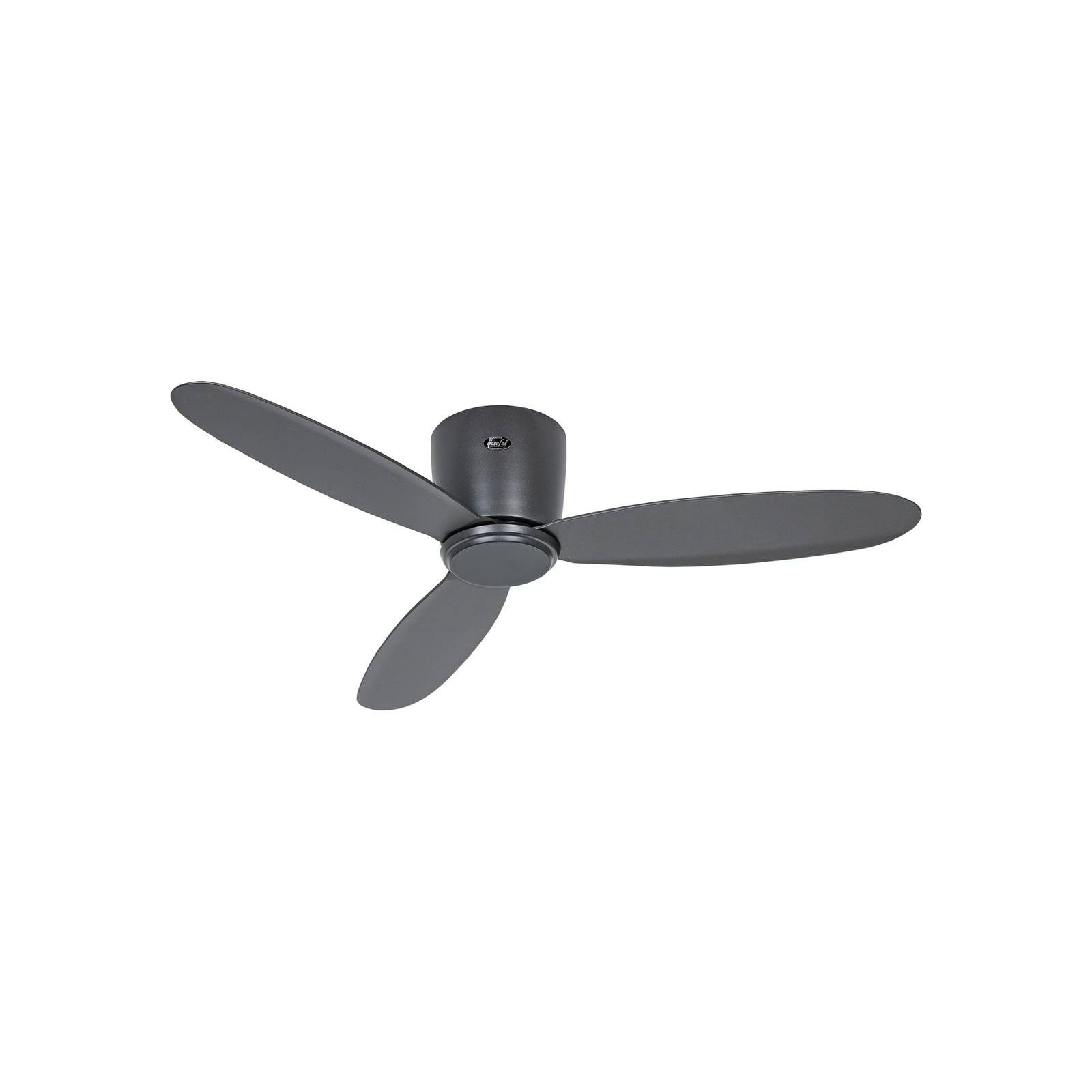 Smart ceiling fan Eco Plano II, Ø 112 cm, grey, DC