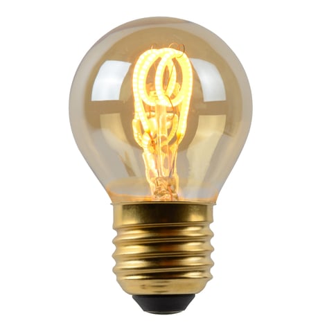 Led Lamp E27 G45 3w Amber 2 0k Dimbaar Lampen24 Be