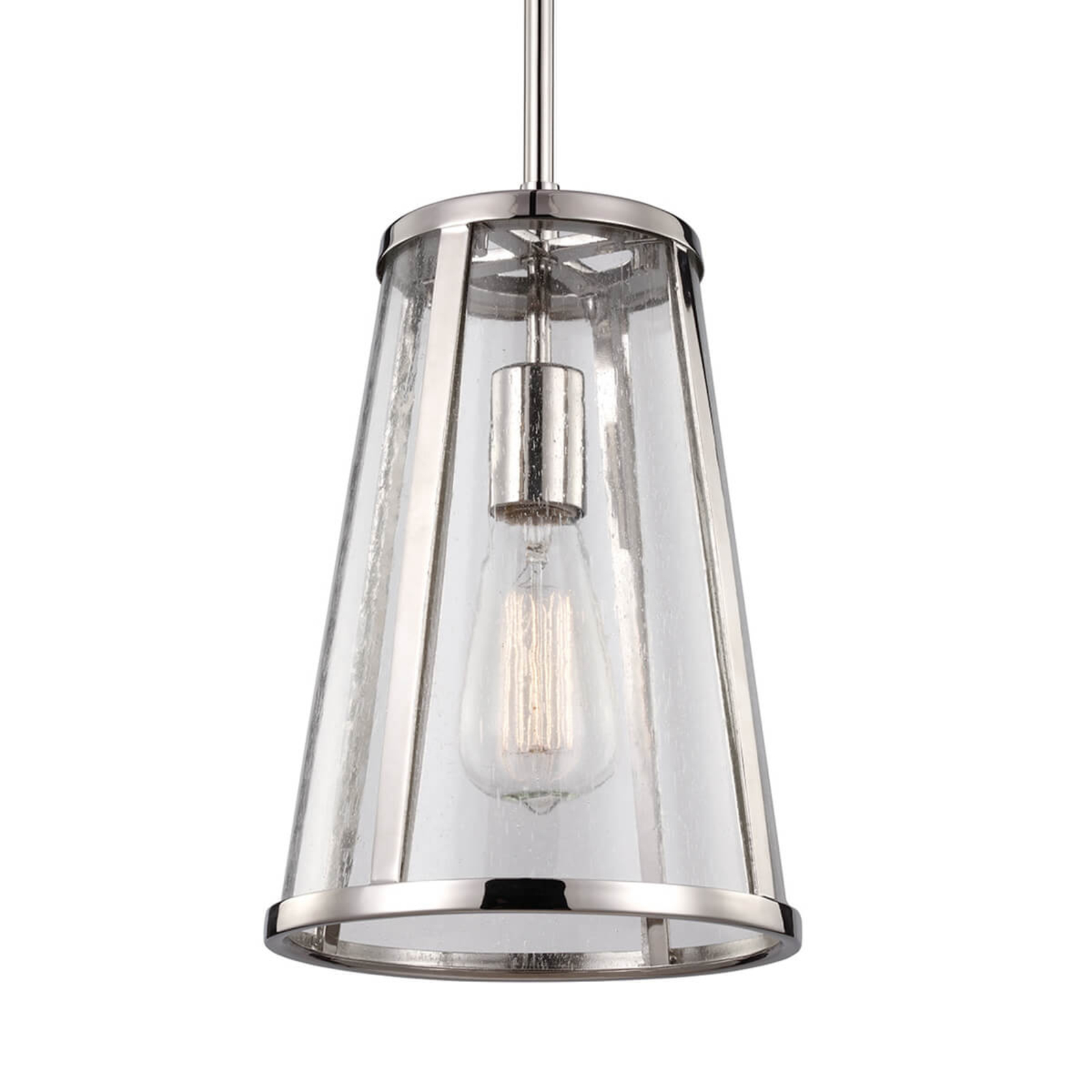 Pendant lamp Harrow with a rigid suspension system