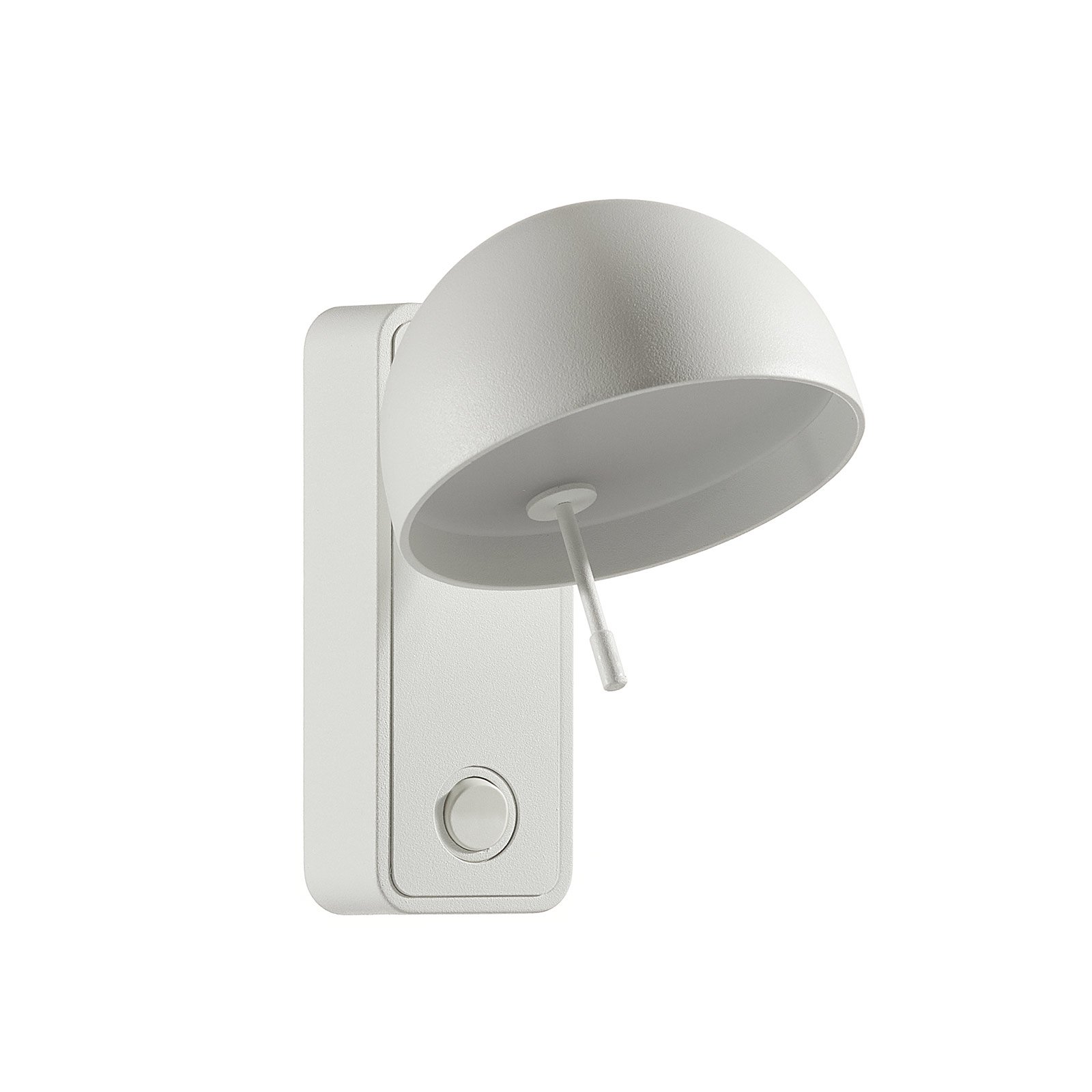 Bover Beddy A/01 LED-vägglampa vridbar vit/vit