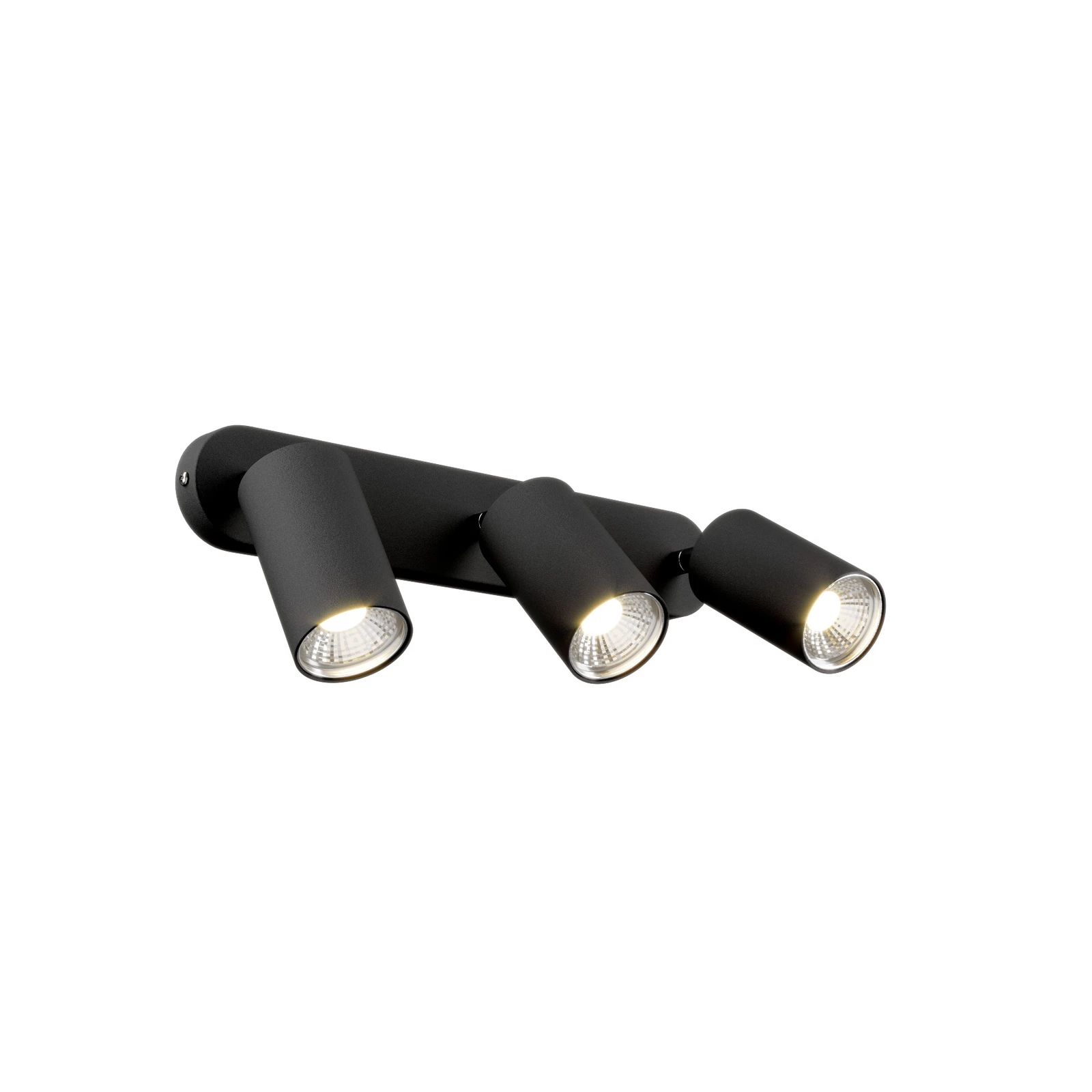 Wall spotlight Eye Spot 3-bulb, black