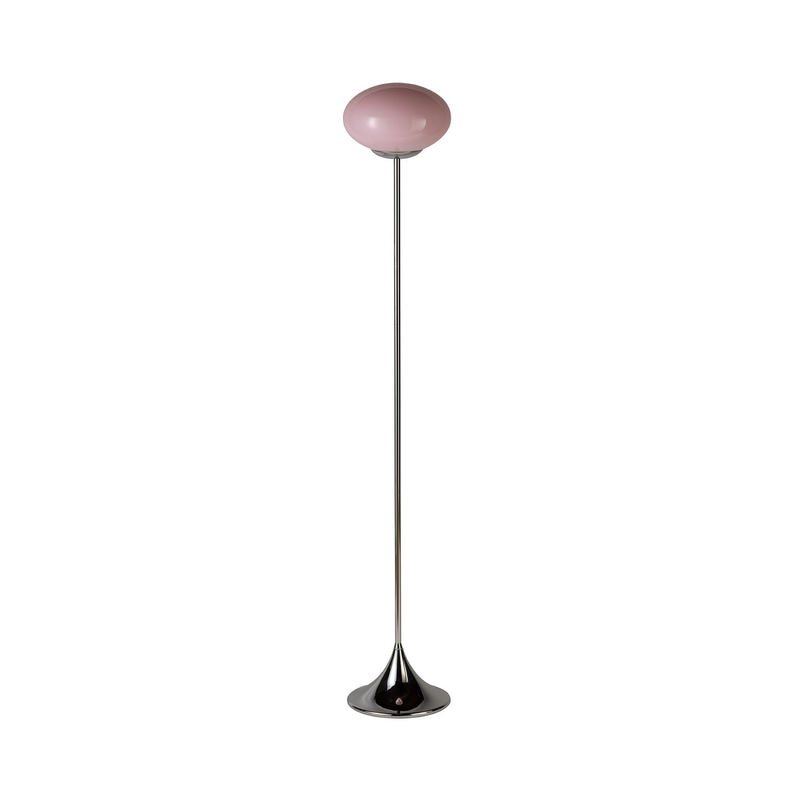 Λάμπα δαπέδου OSRAM Decor Forma, ροζ/χρώμιο, ύψος 149 εκ., γυαλί Λάμπα δαπέδου OSRAM Decor Forma, ροζ/χρώμιο, ύψος 149 εκ., γυαλί