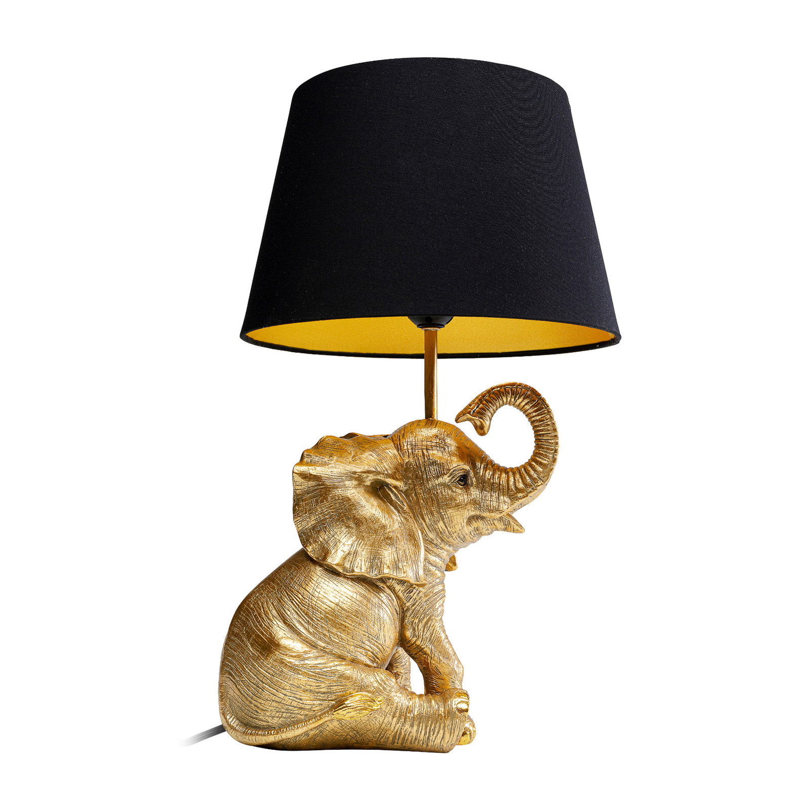 KARE Happy Elephant galda lampa ar abažūru