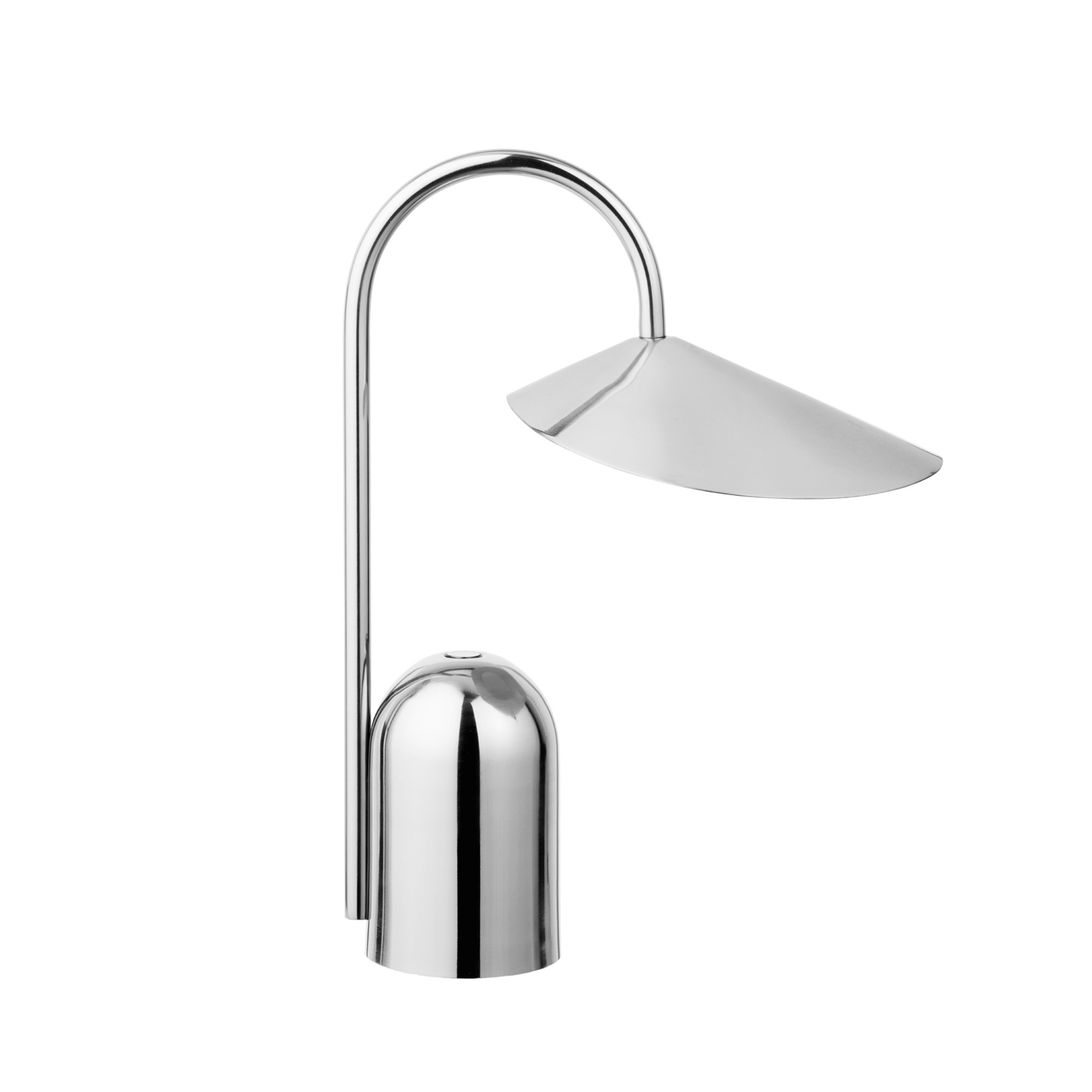 Arum LED-batteridriven bordslampa, stål, höjd 30 cm – ferm LIVING
