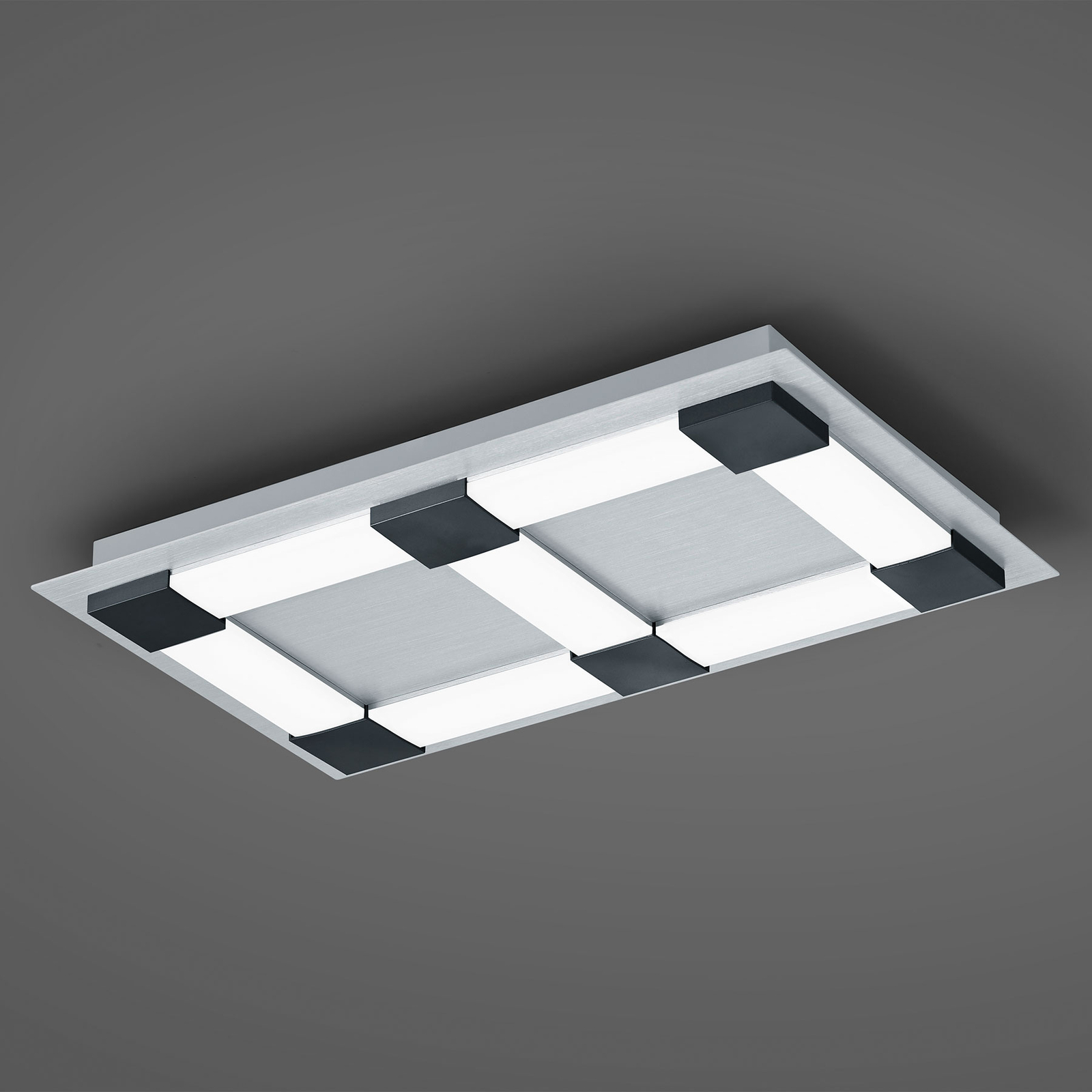Bopp Plain -LED-kattovalaisin 60x36 cm, älyohjaus