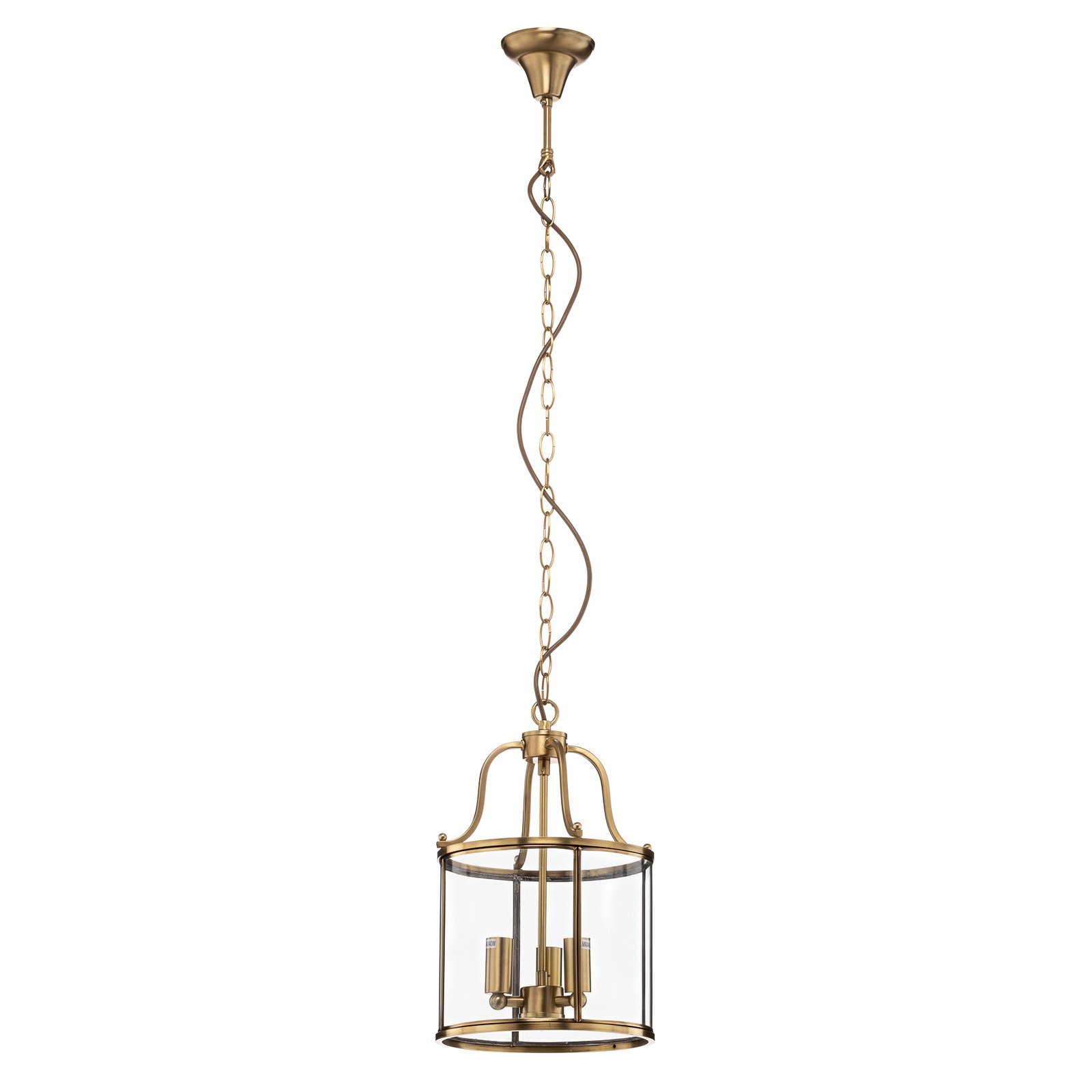 Rieka Hanging Light Lantern-Shaped Round 25 cm