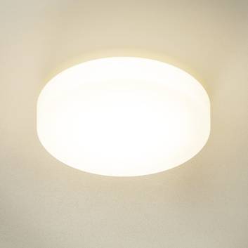 BEGA 23297 glass LED ceiling lamp DALI 3000K Ø47cm