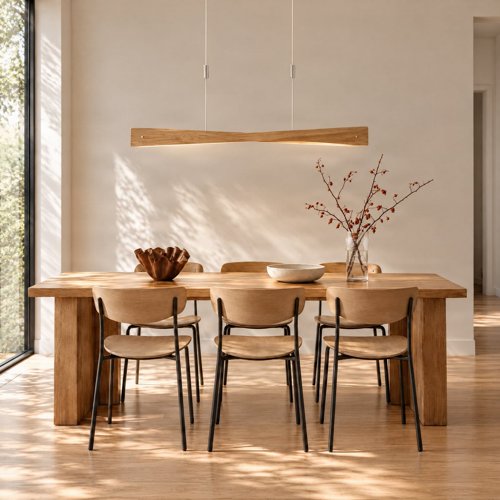 Lian Závěsná Lampa Oak - Lucande