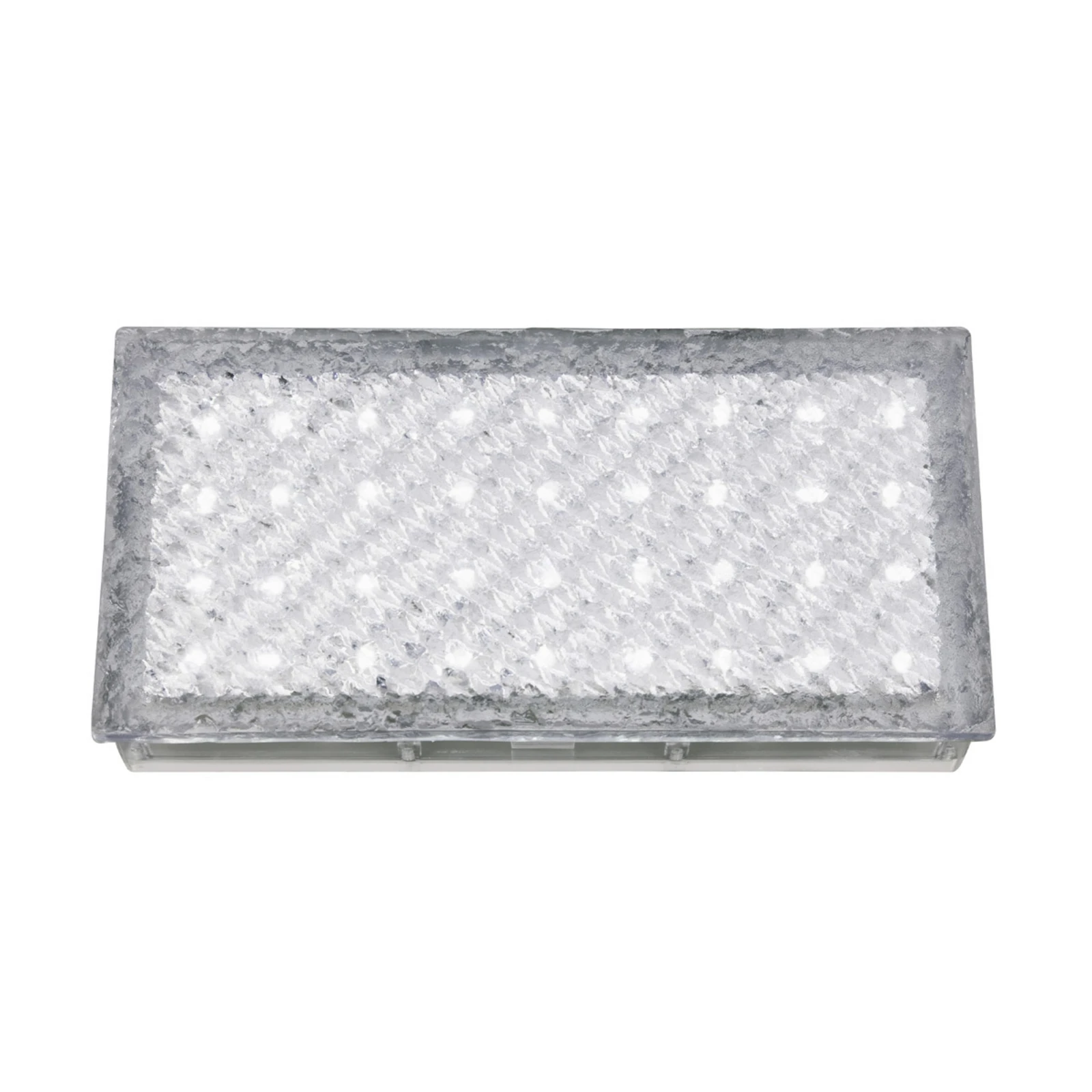 Правоъгълна LED лампа за вграждане в пода Walkover, 20 cm