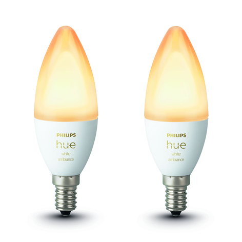 Philips Hue Kerzenlampe White Ambiance 2x E14 5,2W