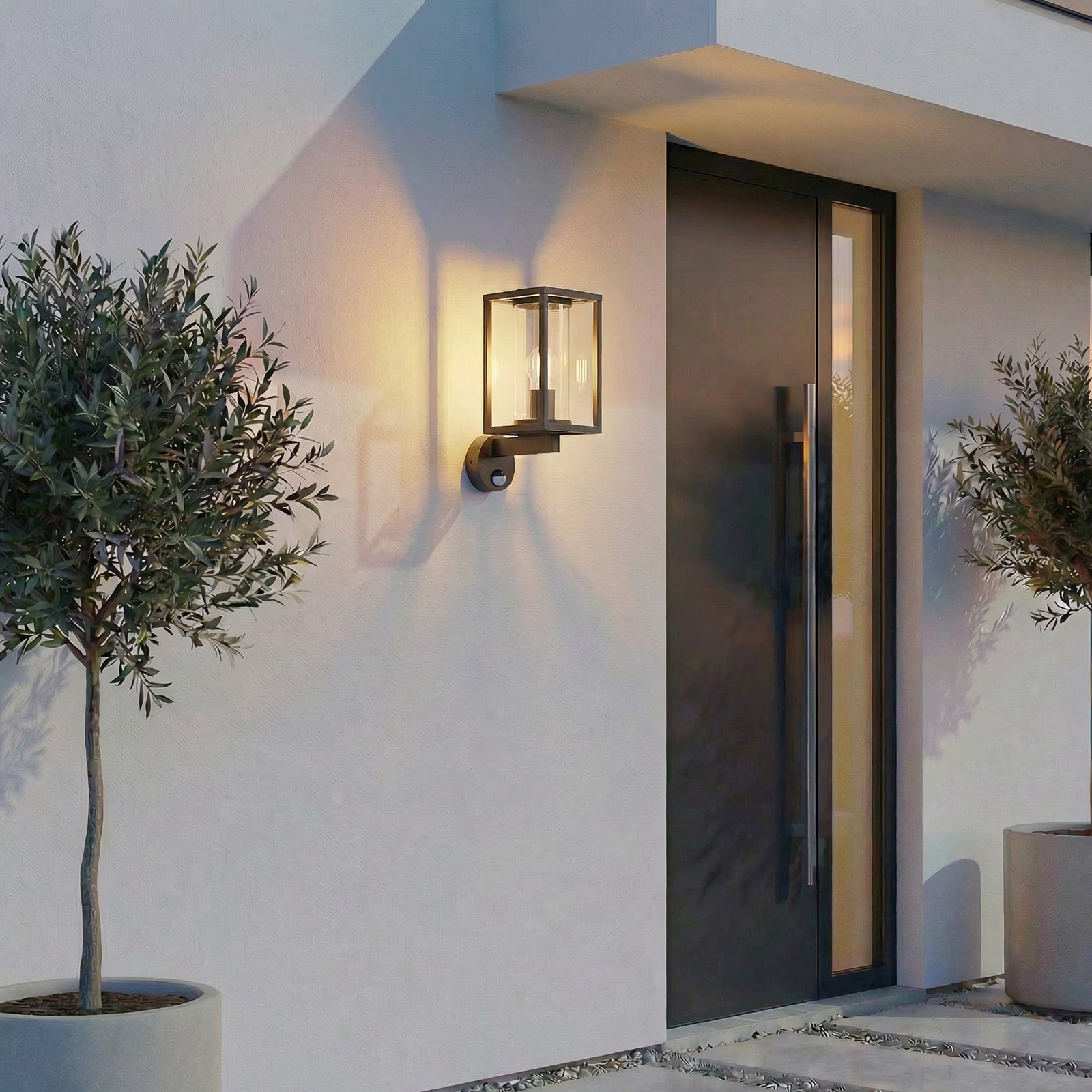 Ferda Up Outdoor Wall Light IP44 Graphite - Lucande