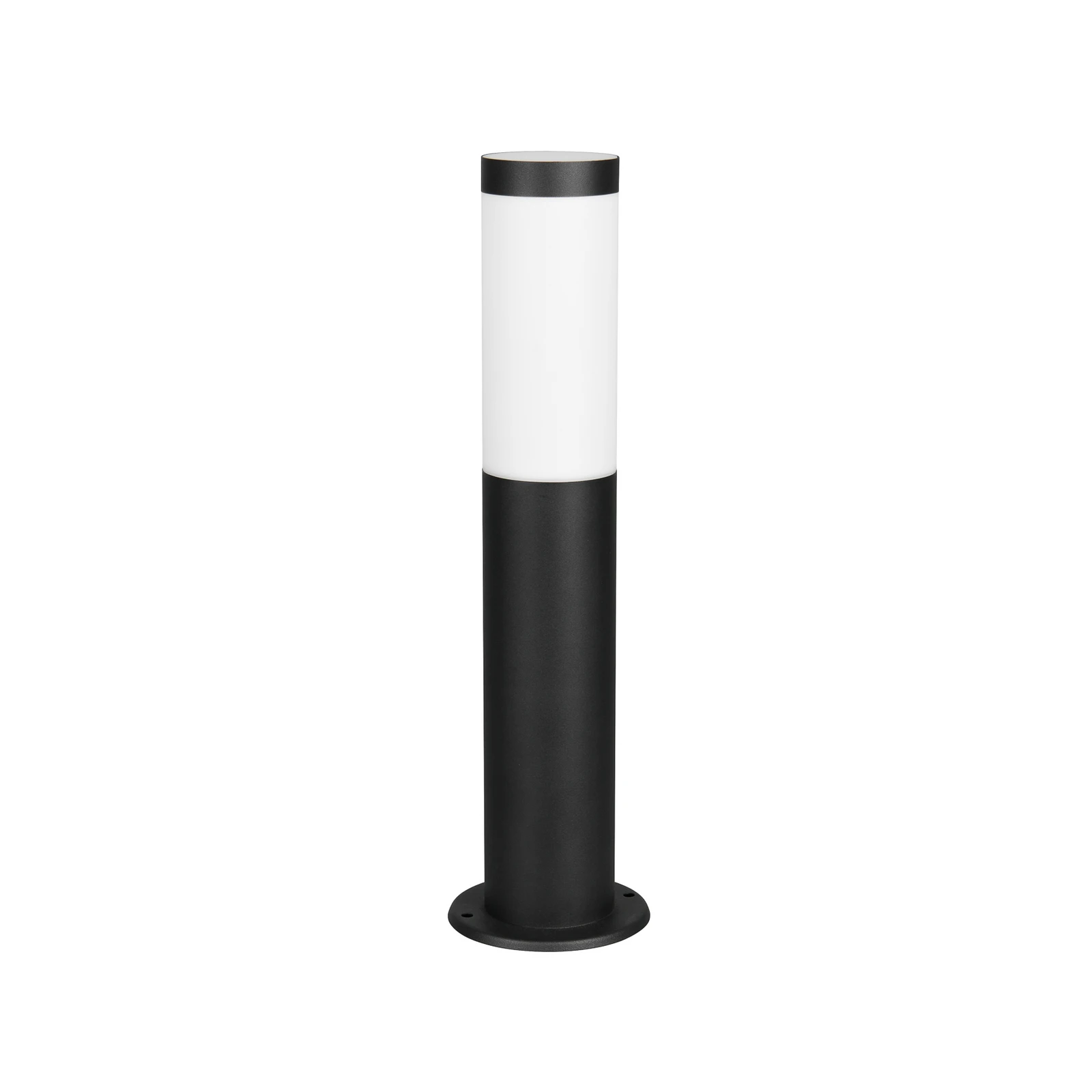 Lampe pour socle Trioto, noir mat, hauteur 45 cm, acier inoxydable