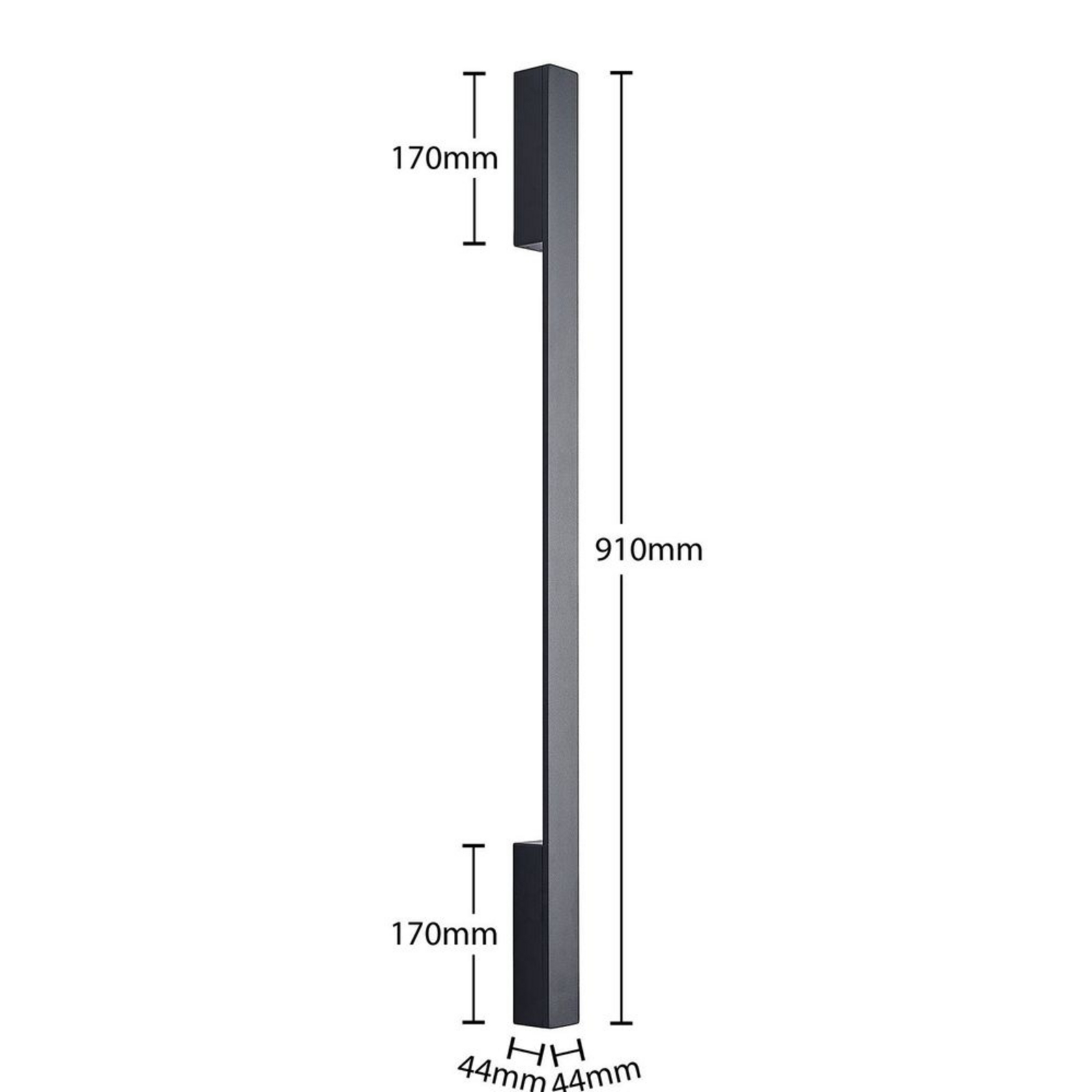 Ivano Aplique de Pared H91 Black - Arcchio