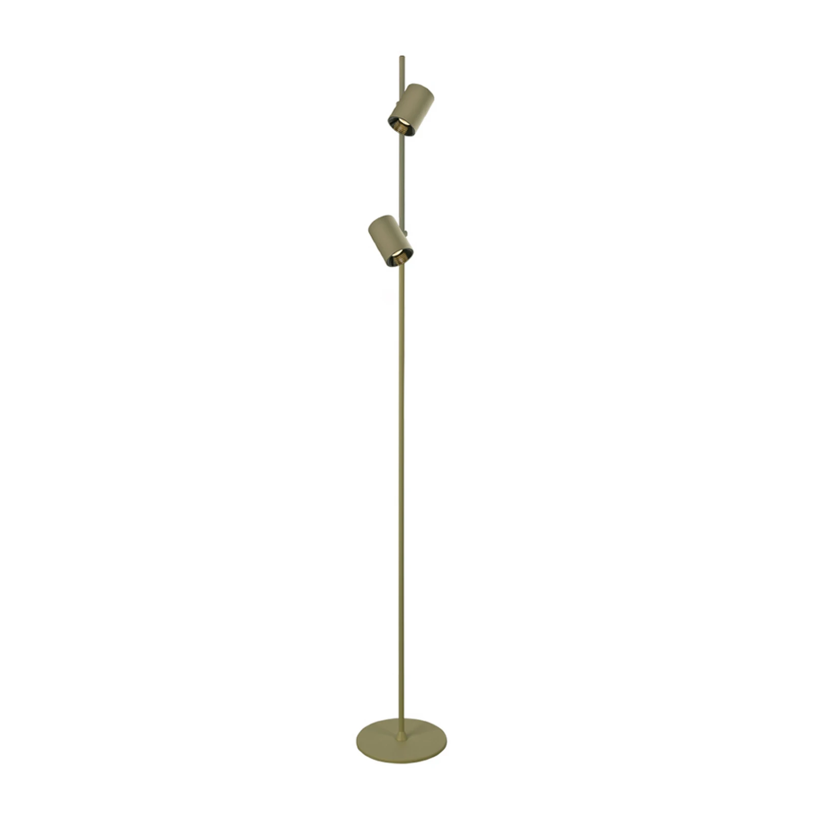 LED-Stehlampe Melina olivgrün Höhe 162 cm Metall dimmbar