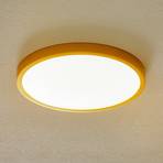 LED ceiling light Vika, round, matt gold