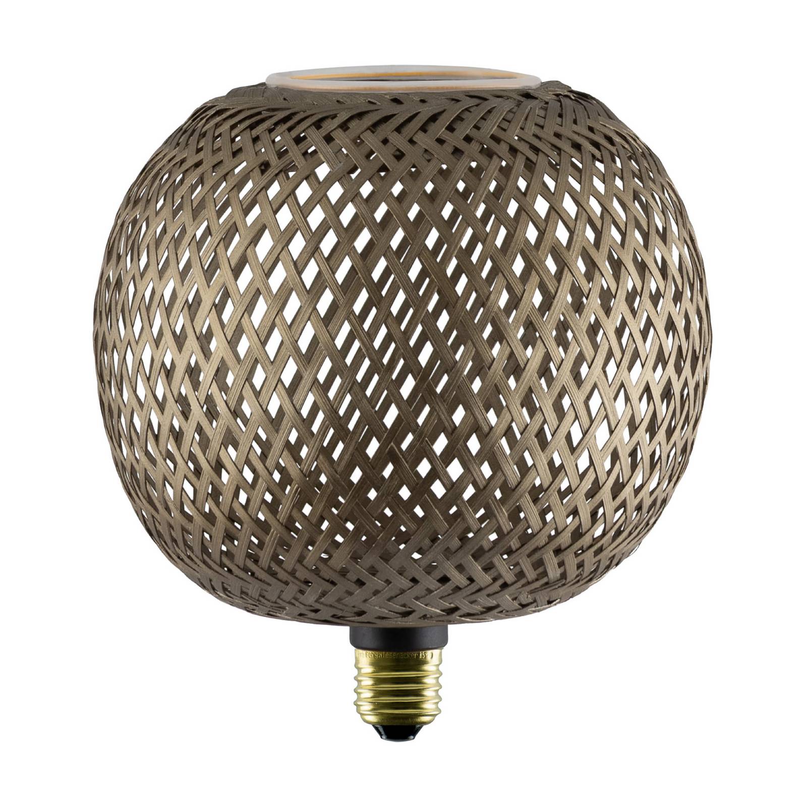 SEGULA LED Floating Bambus bronze G180 E27 5W 2.200 K dim.