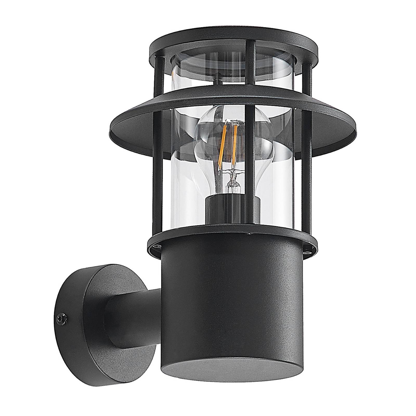 Lindby Outdoor Wall Light - dimmable - Modern - Black