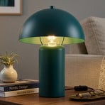 Bordlampe Enya, mørkeblå, metall, høyde 25,5 cm, E14