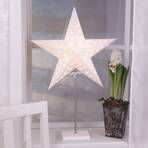 Candeeiro decorativo Combi Pack - estrela e abajur - base branca