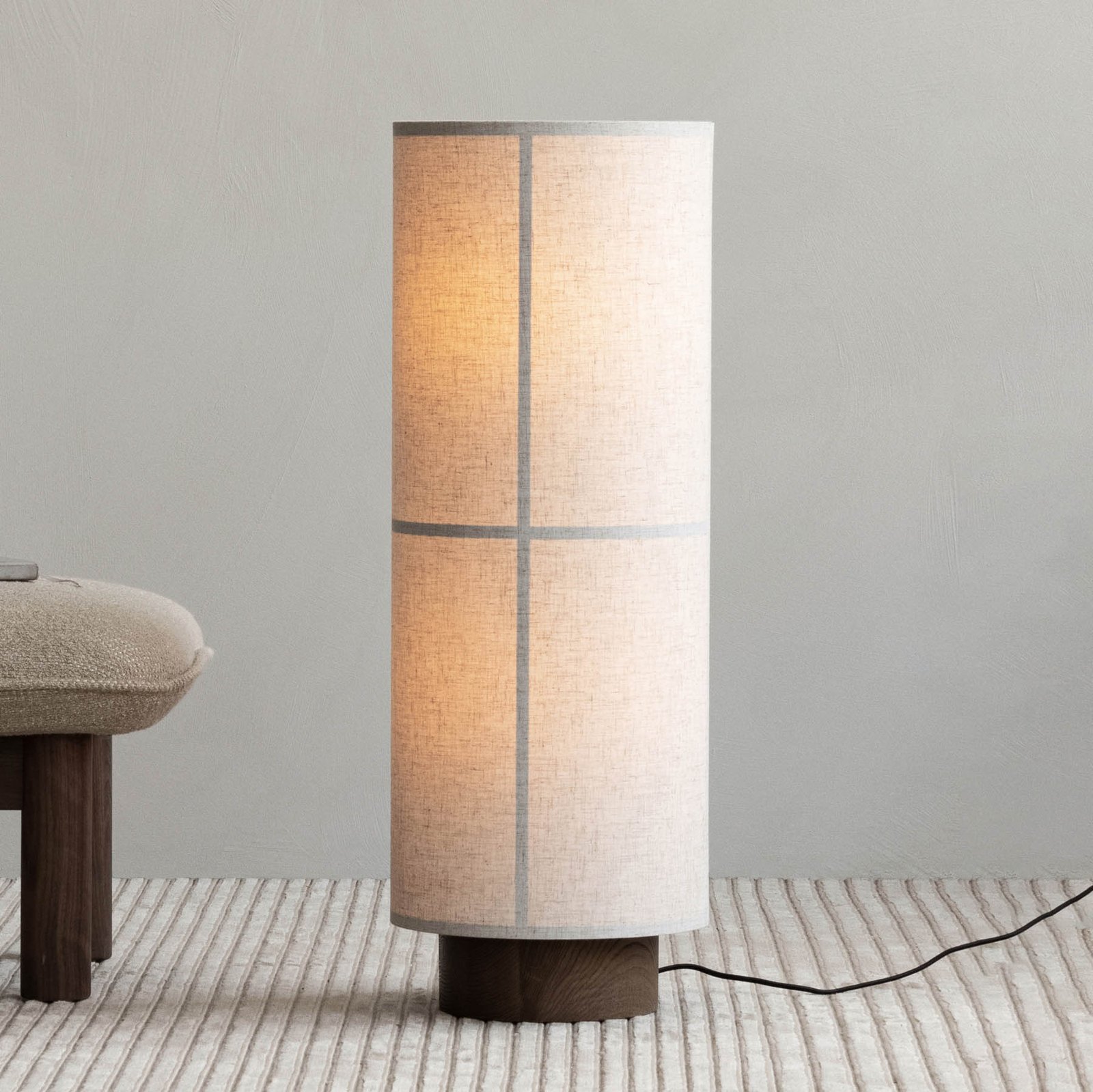 Menu Hashira vloerlamp met dimmer, natuur