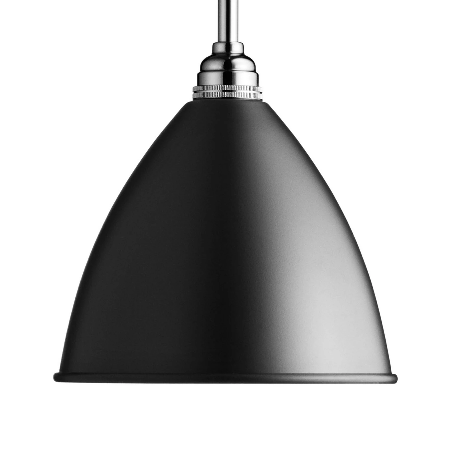 GUBI Bestlite BL9 viseča svetilka Ø16cm krom/črna