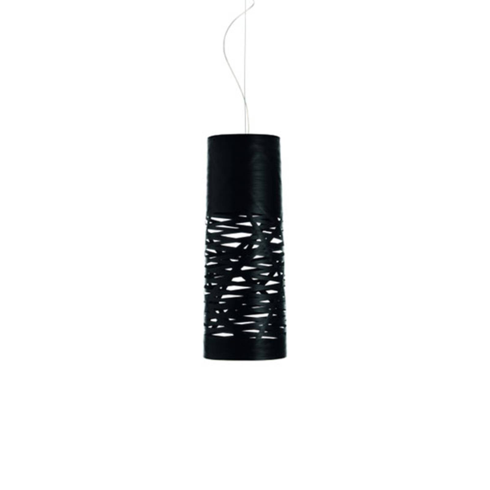 Foscarini Tress piccola pendellampe, sort - indendørsbelysning Stue - spisebordslampe