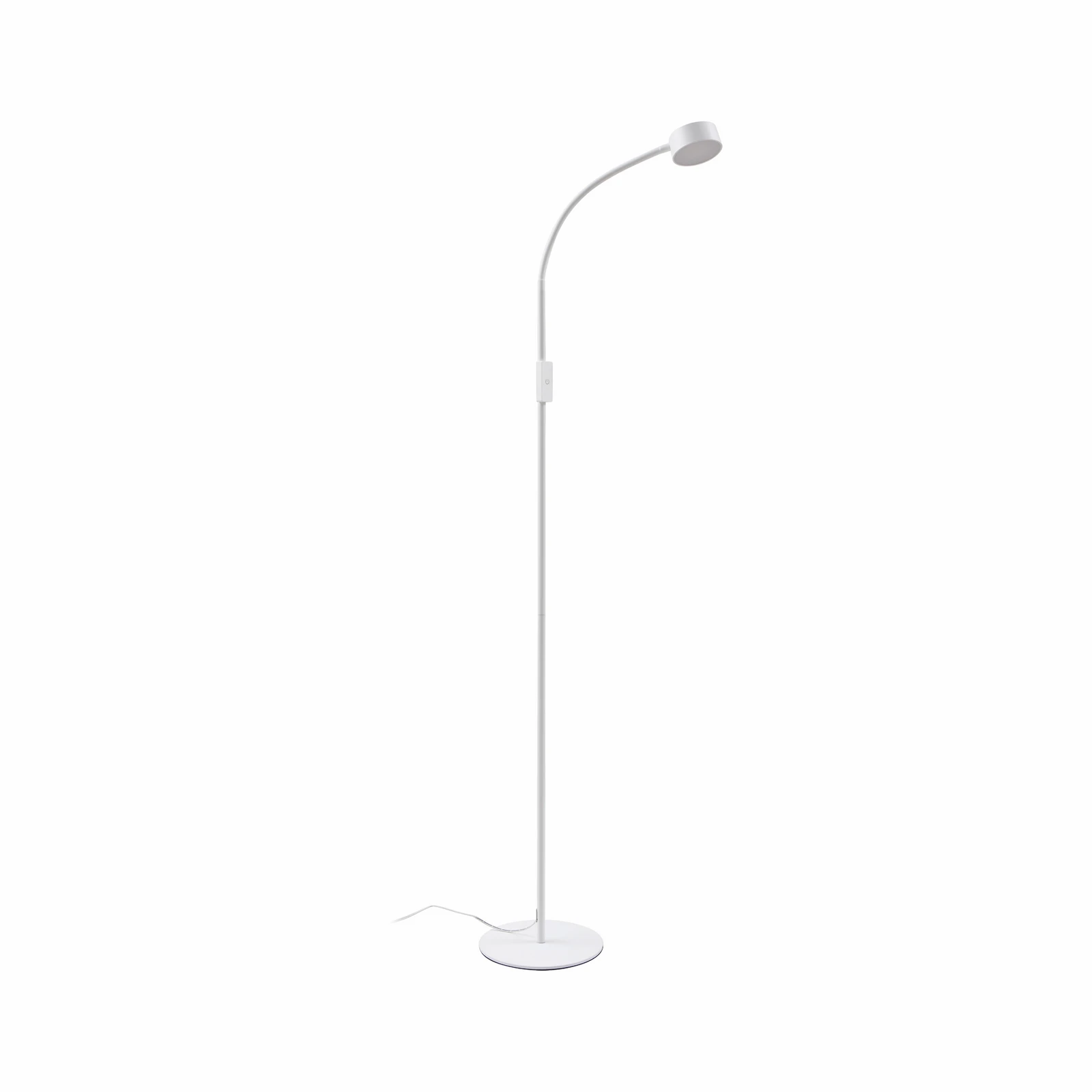 Lindby LED-Stehleuchte Maori, λευκό, μέταλλο, CCT, ρυθμιζόμενη ένταση φωτισμού