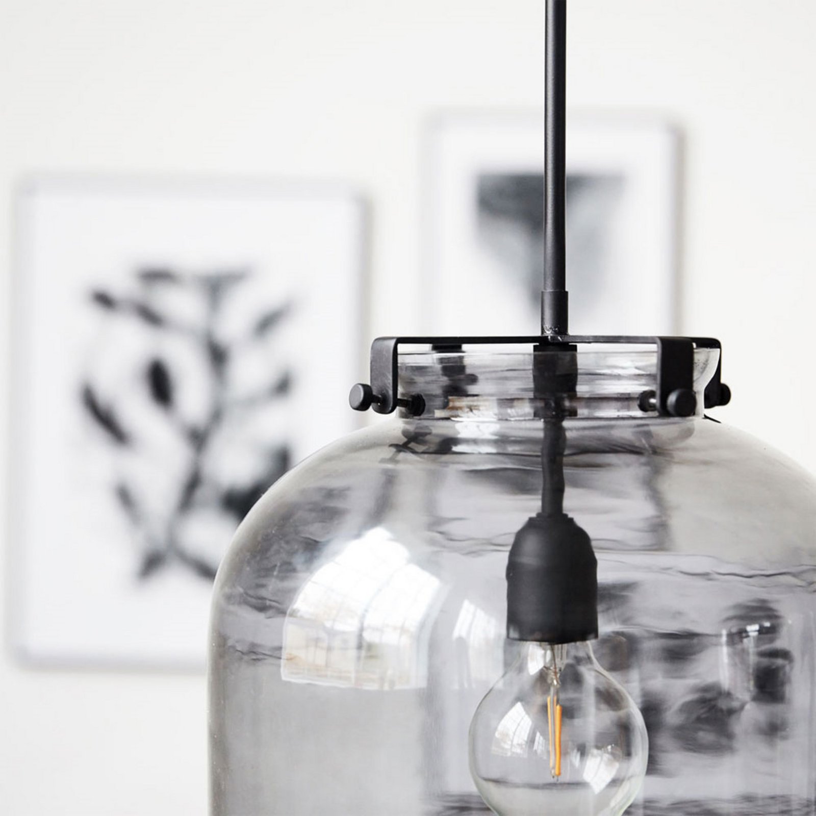 Ball Pendant Grey - House Doctor