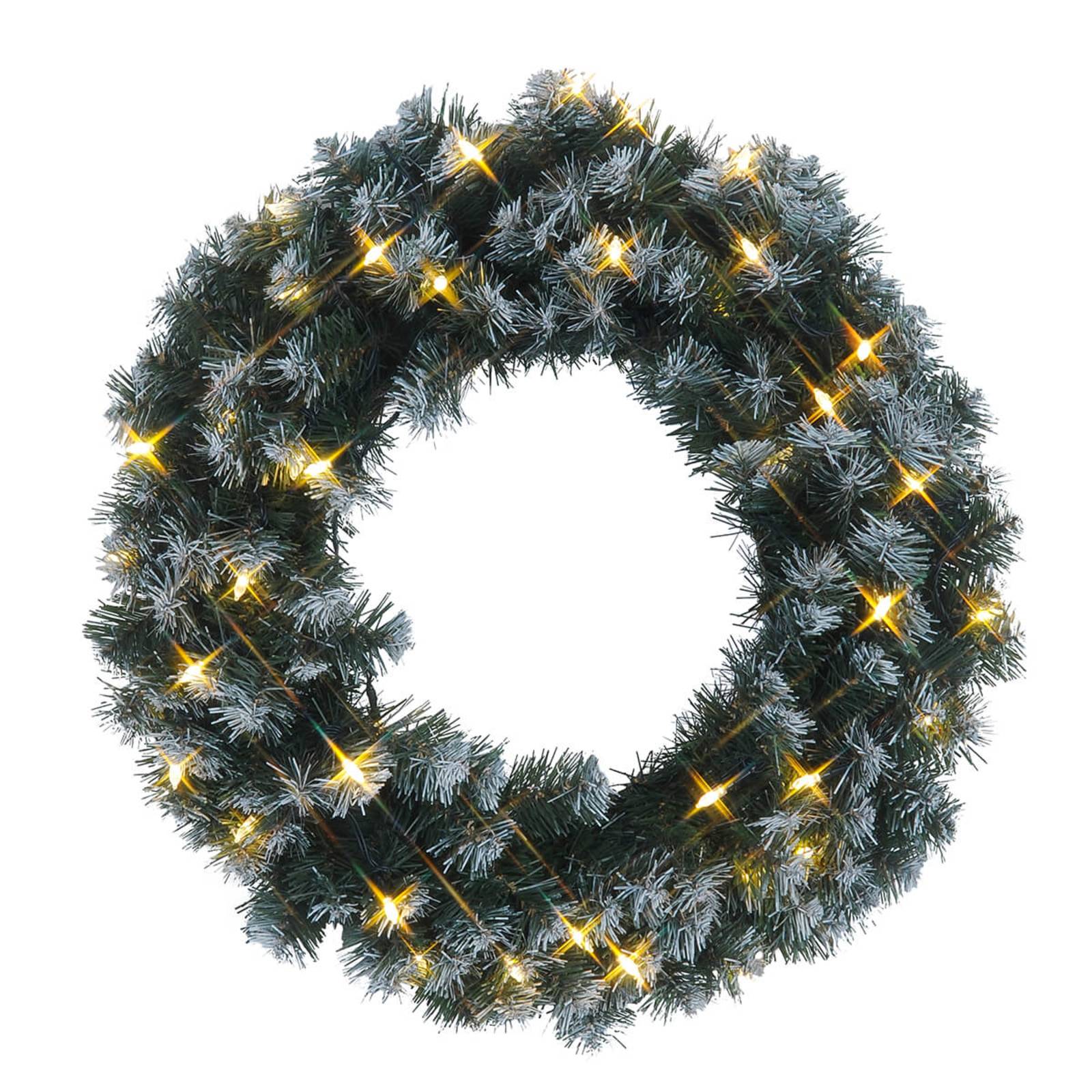 Kranz Edmonton mit 30 LEDs, 50 cm