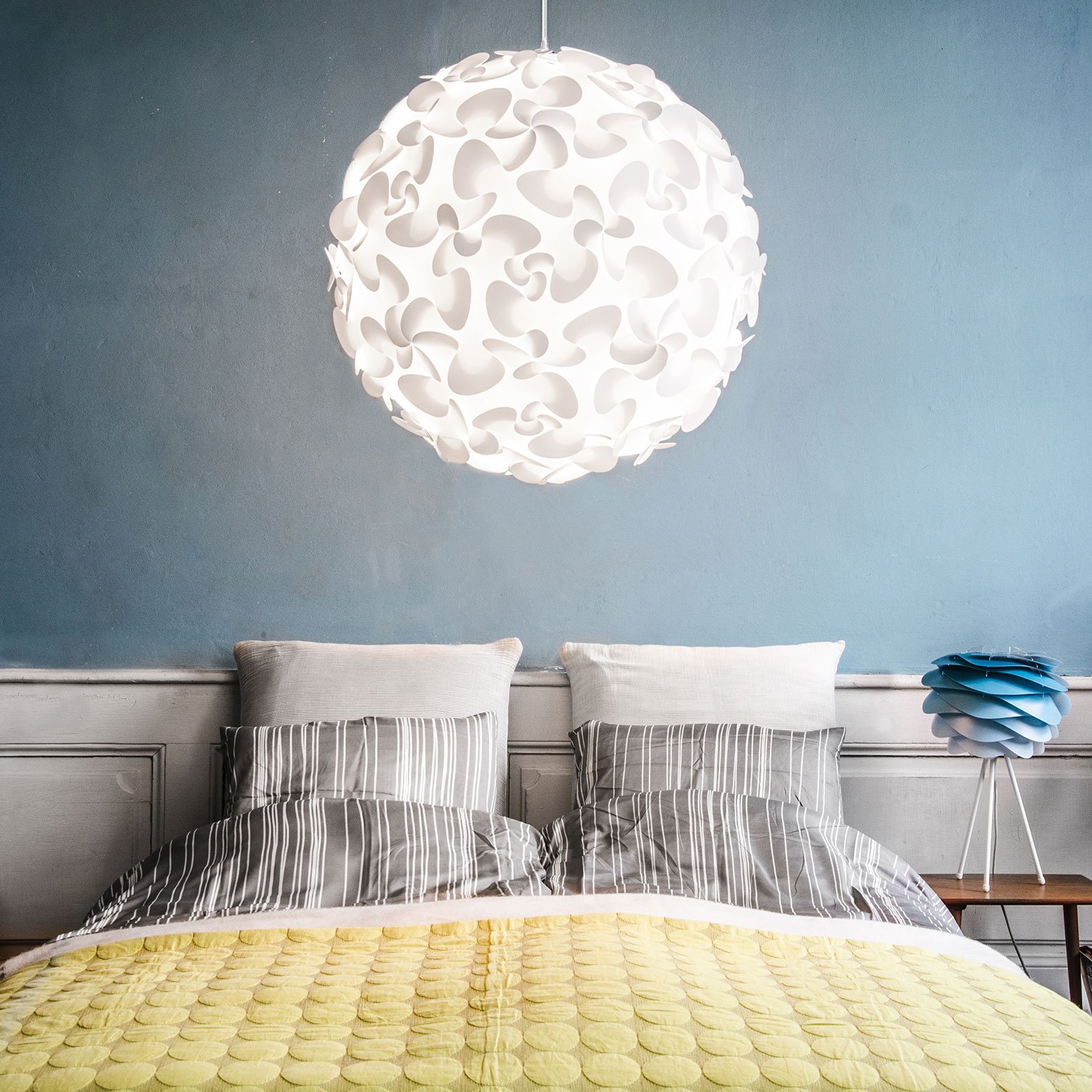 Lora x-large Hängelampe Ø 75cm cord set weiß - UMAGE