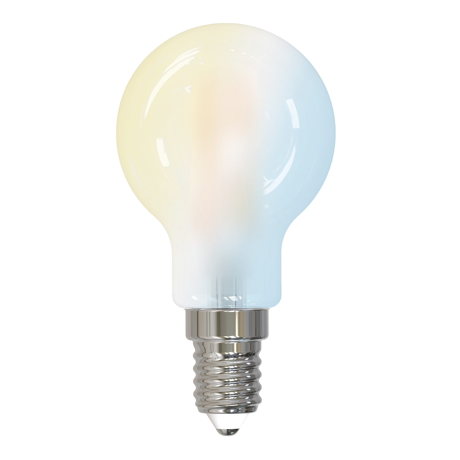 Prios Smart LED-Tropfenlampe matt E14 4,2W Tuya WLAN CCT