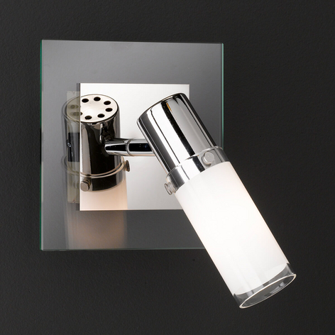 Wandstrahler Marco mit Glasschirm, 1-flammig