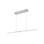LED závesné svietidlo More, nikl/chróm, dĺžka 120 cm, kov