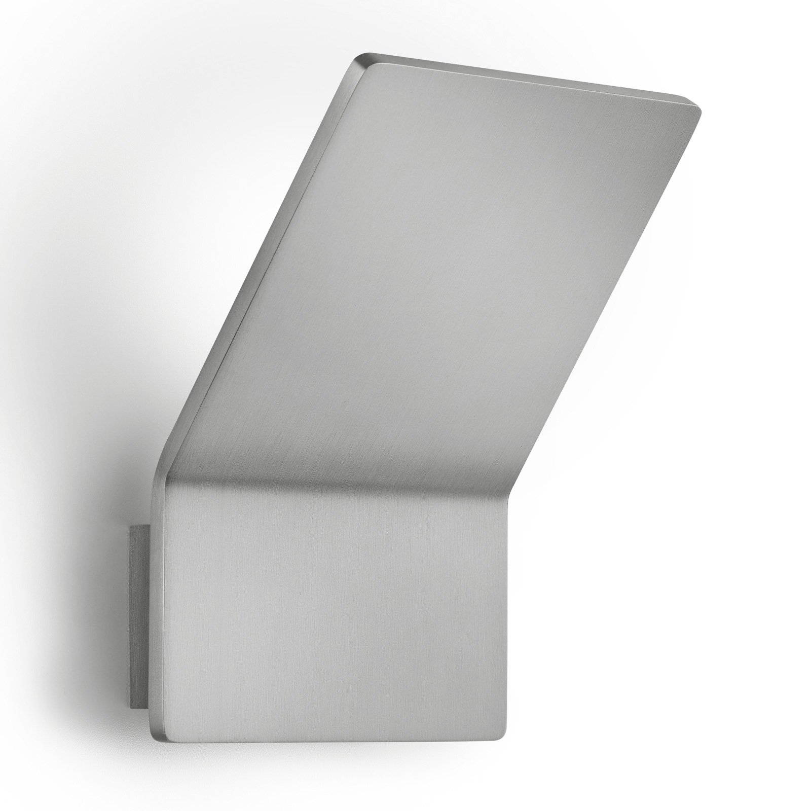 Ann-2 LED wall light, nickel, dimmable