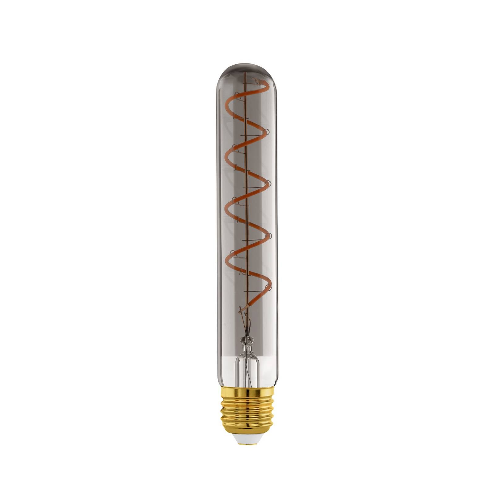 LED-Röhrenlampe E27 4W T30 1.700K Filament smoky
