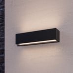 Lucande udendørs LED-væglampe Tilde, antracit, aluminium, IP65