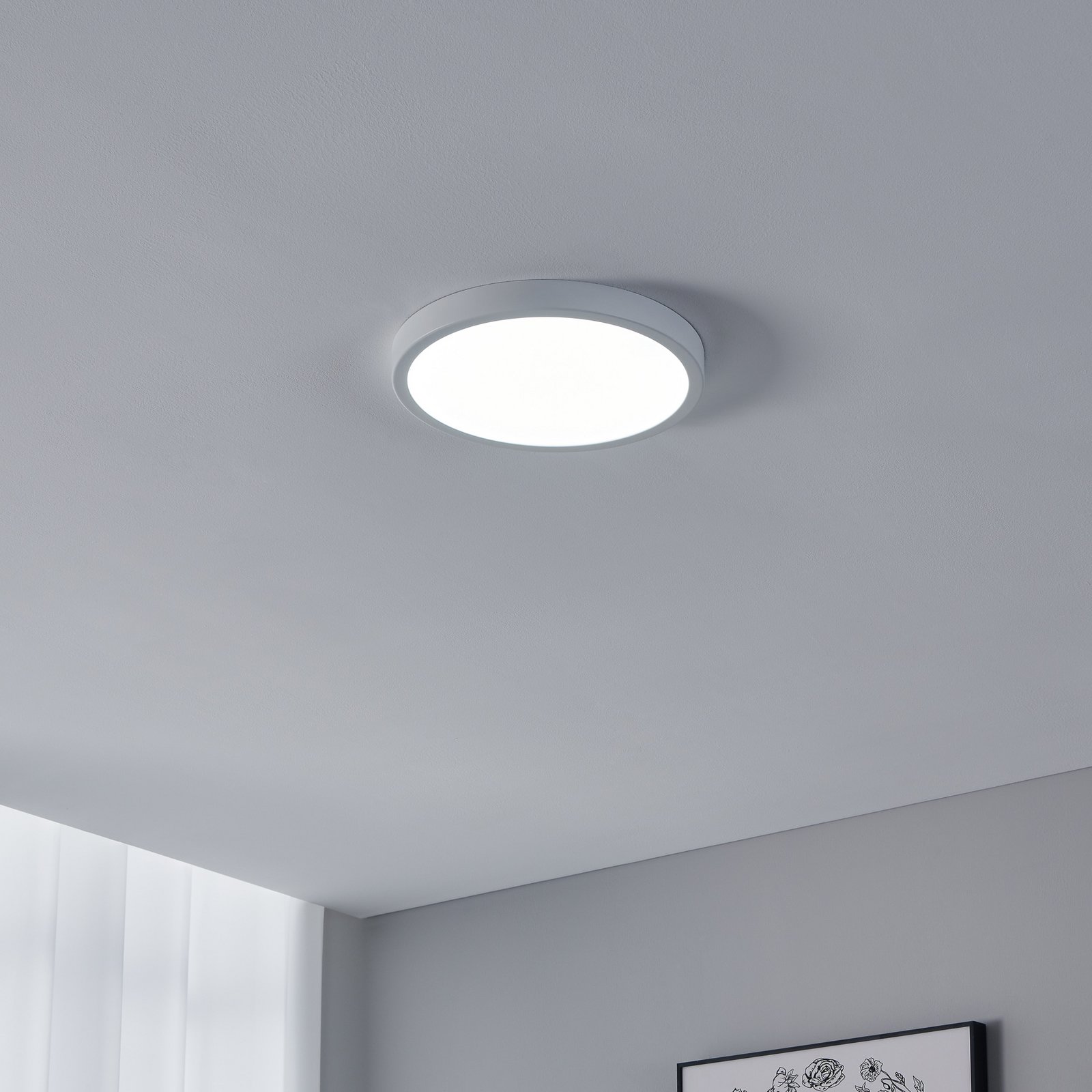 EGLO connect Fueva-Z taklampa, Ø 28,5cm vit