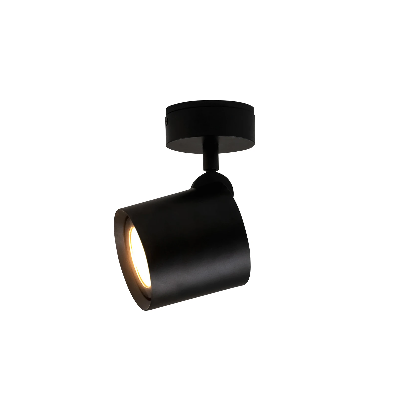 Milan Kronn ceiling light 1-bulb H 16.6 cm black