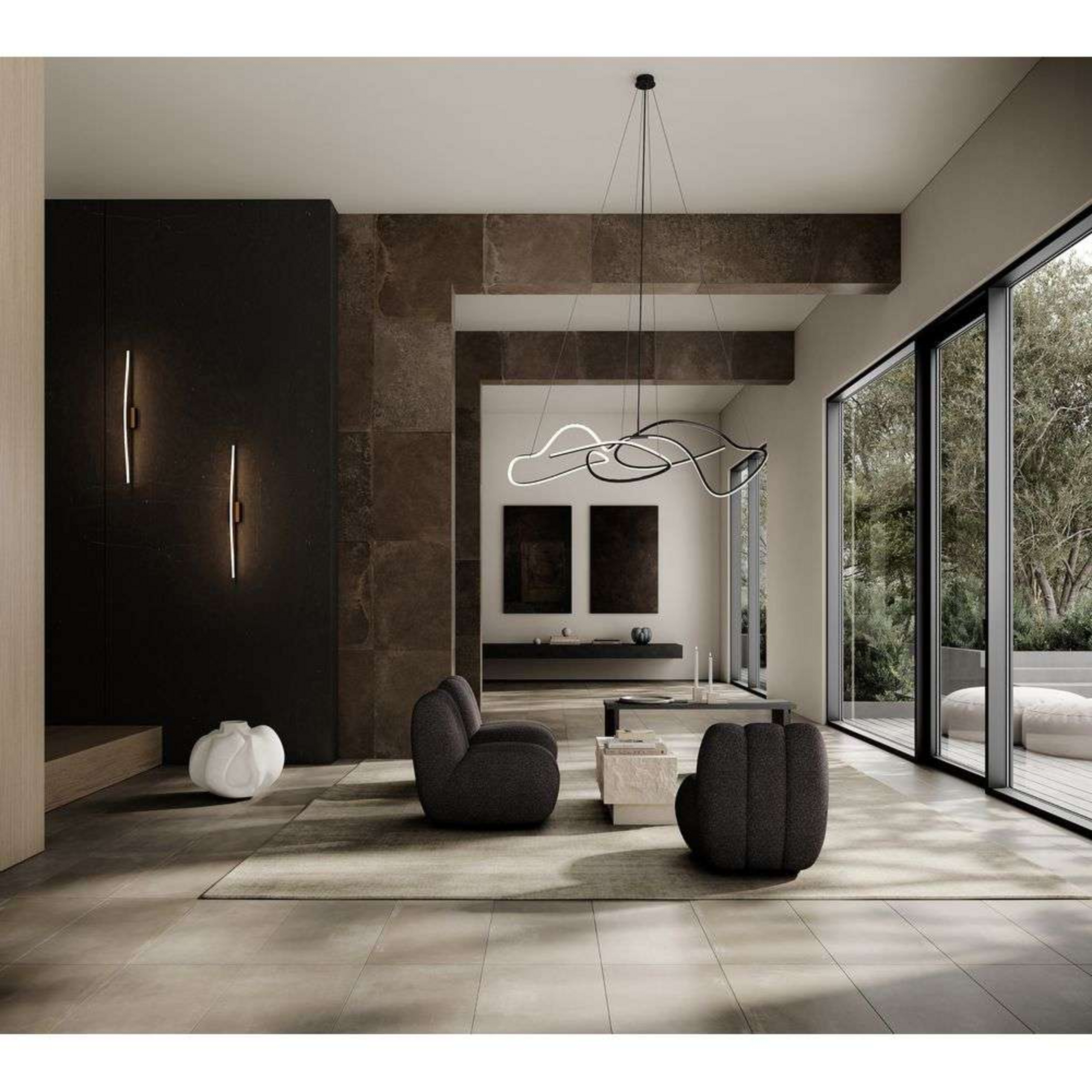 Bloom Vase Petit Sombre Gris - 101 Copenhagen