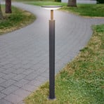 Candeeiro de caminho LED Lucande Fenia, 100 cm, antracite, IP65