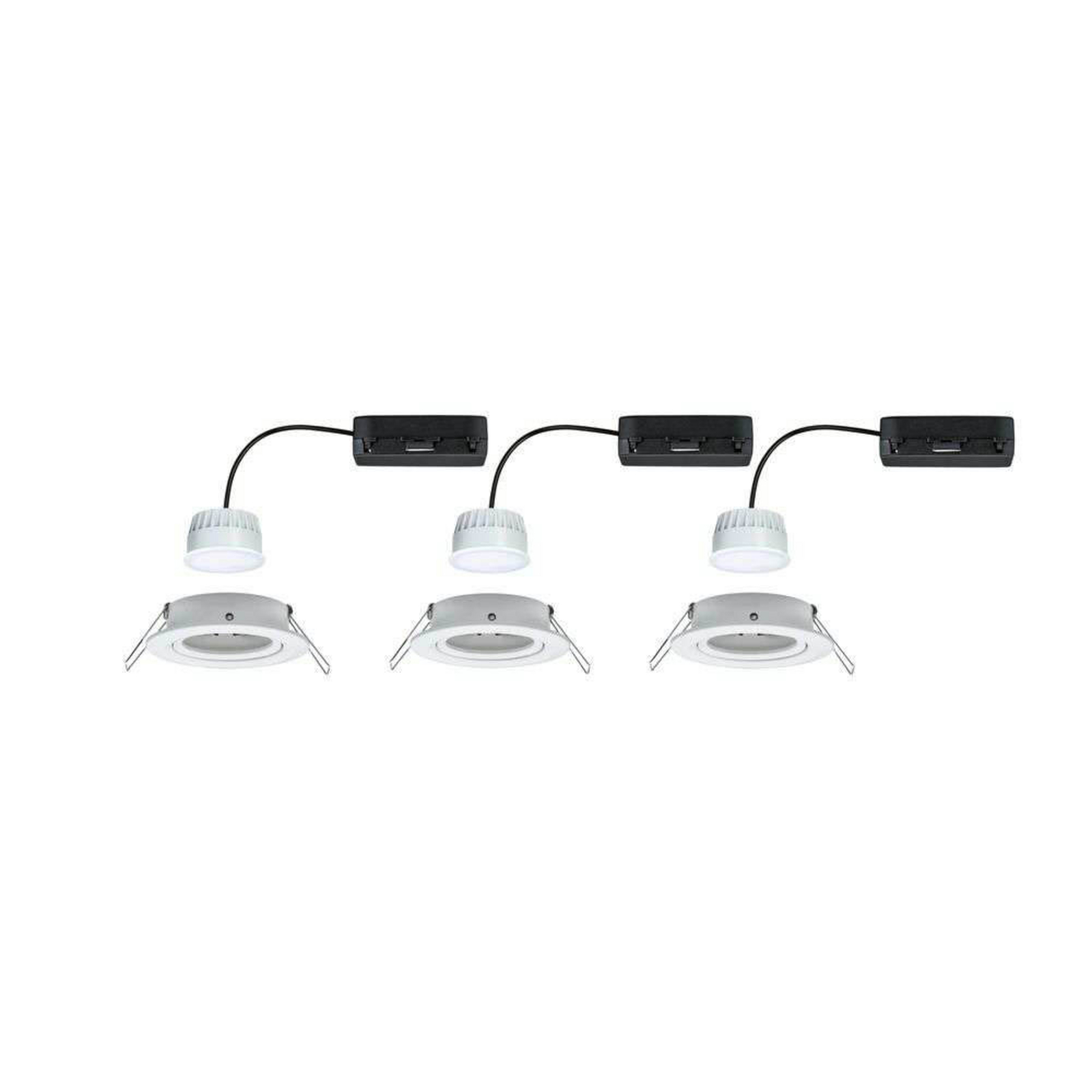 Paulmann LED inbouwspot Nova Coin Smart wit CCT, set van 3, 8,4 cm Paulmann LED inbouwspot Nova Coin Smart wit CCT, set van 3, 8,4 cm