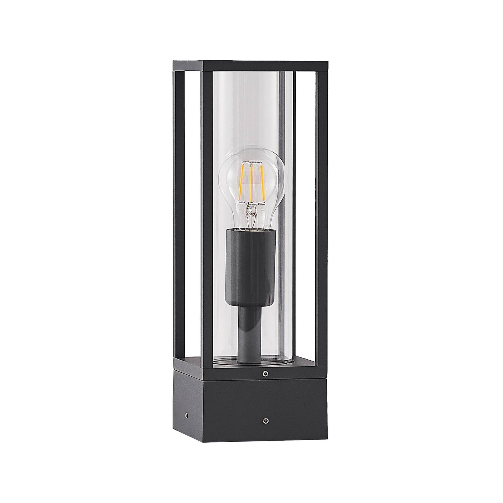 Lindby Pillar Light - Outdoor Pillar Light - dimmable - Modern - Silver