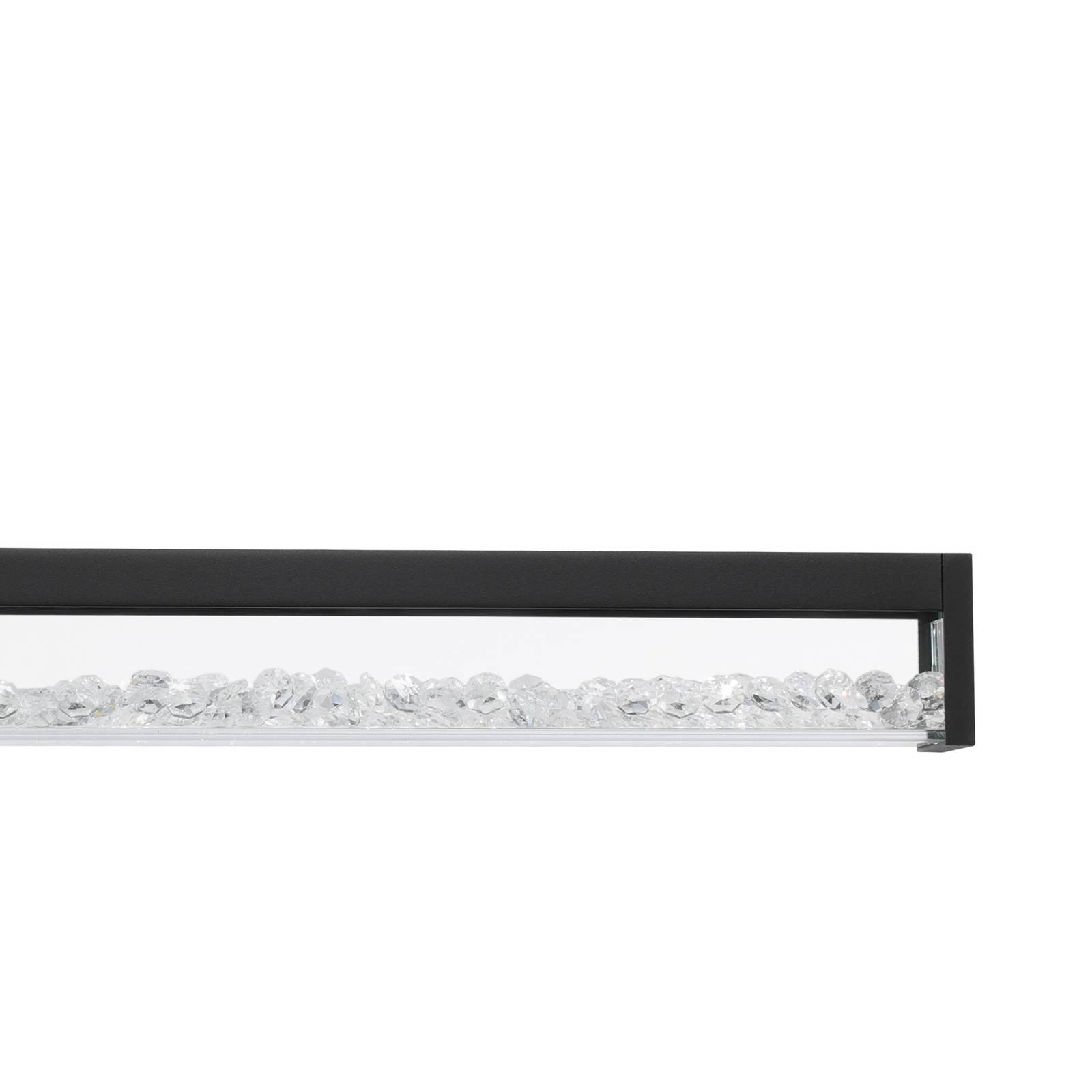 Żyrandol LED Cardito, tunable white 100cm czarny