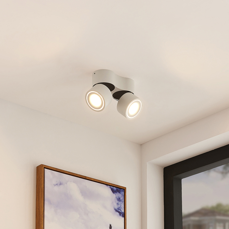 Arcchio Rotari LED-Deckenstrahler 2-flammig, weiß
