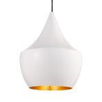 Tom Dixon Beat Fat suspension LED, blanche