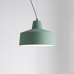 Висяща лампа Karman Gangster, зелена, Ø 48 cm, керамика, E27