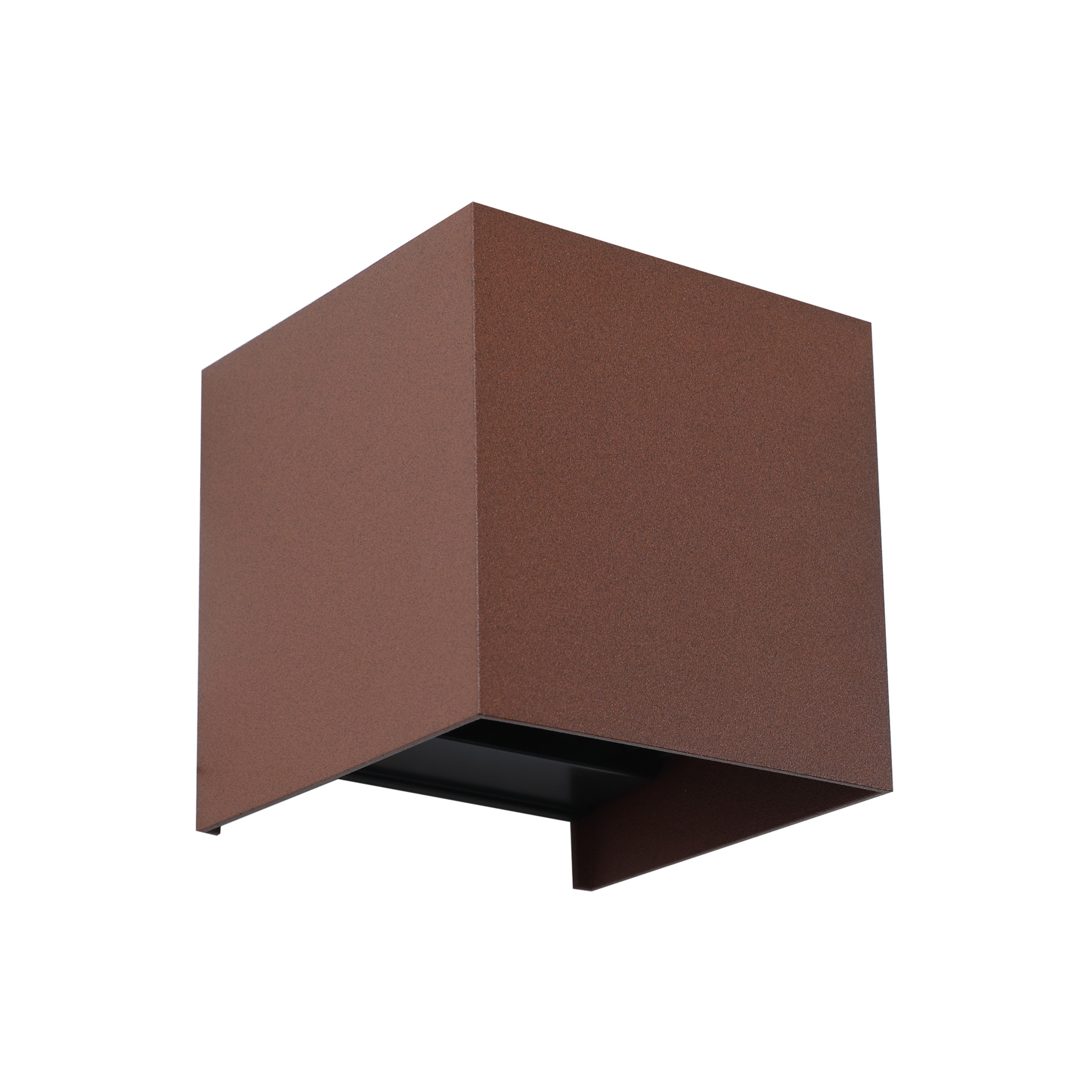 Dara Square LED Smart Extérieur Applique Murale Rouille - Lindby