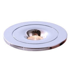 LED indbygningsloftlampe Punto Lumi, sølv, 1 W, 3.000 K