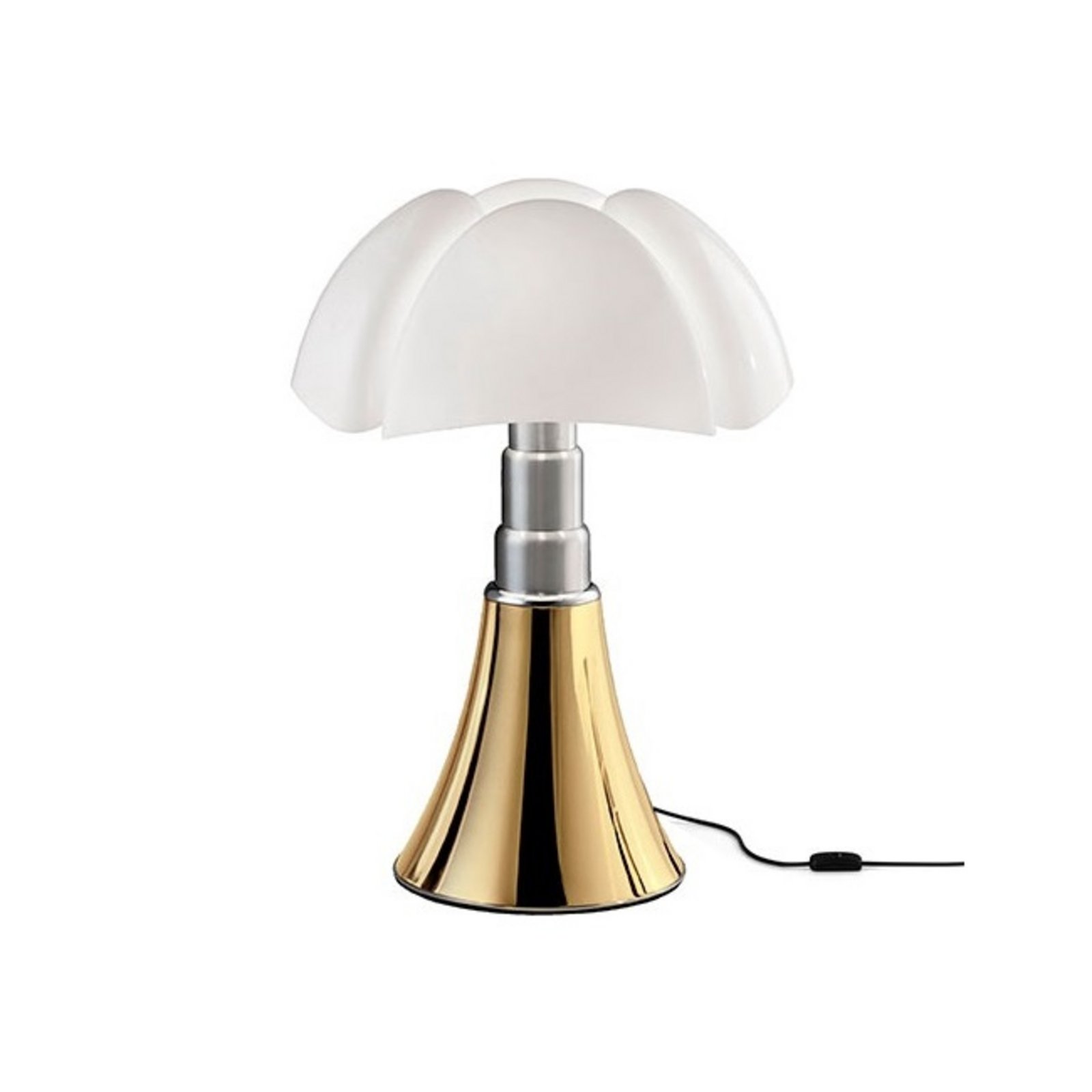 Minipipistrello LED Candeeiro de Mesa Dim. Gold - Martinelli Luce